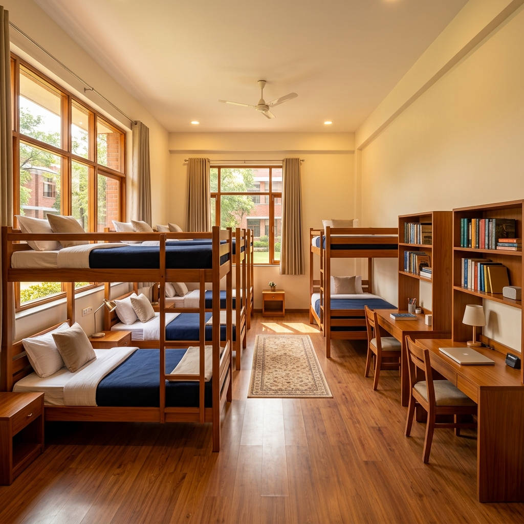 Comfortable Boarding hostel rooms