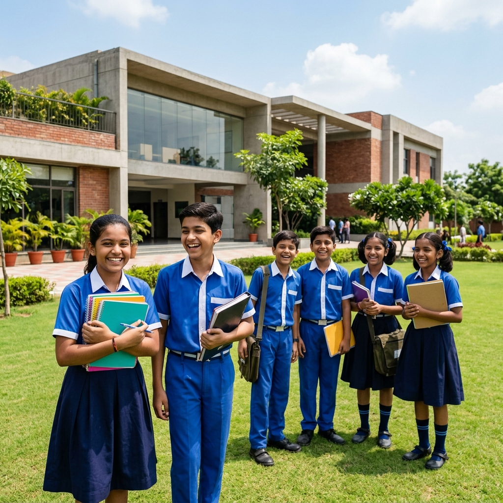 Deep Public School Green Campus students learning